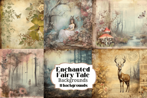 11 Enchanted Fairytale Backgrounds for Your Projects