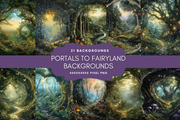 Enchanting Visuals: Portals to Fairyland Backgrounds