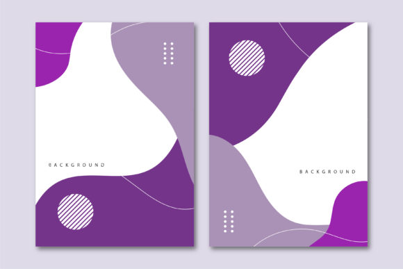 Modernizing Visuals with Purple Geometric Backgrounds