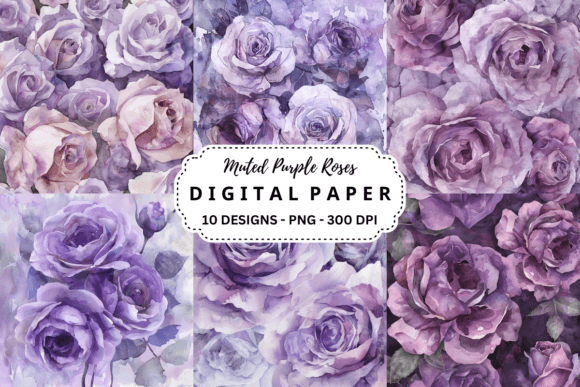 Muted Purple Roses Backgrounds: A Designer's Guide