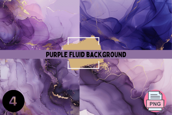 Purple Fluid Backgrounds: A Symphony of Color and Motion