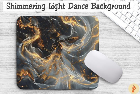 Shimmering Light Dance Backgrounds: An Ethereal Design Asset